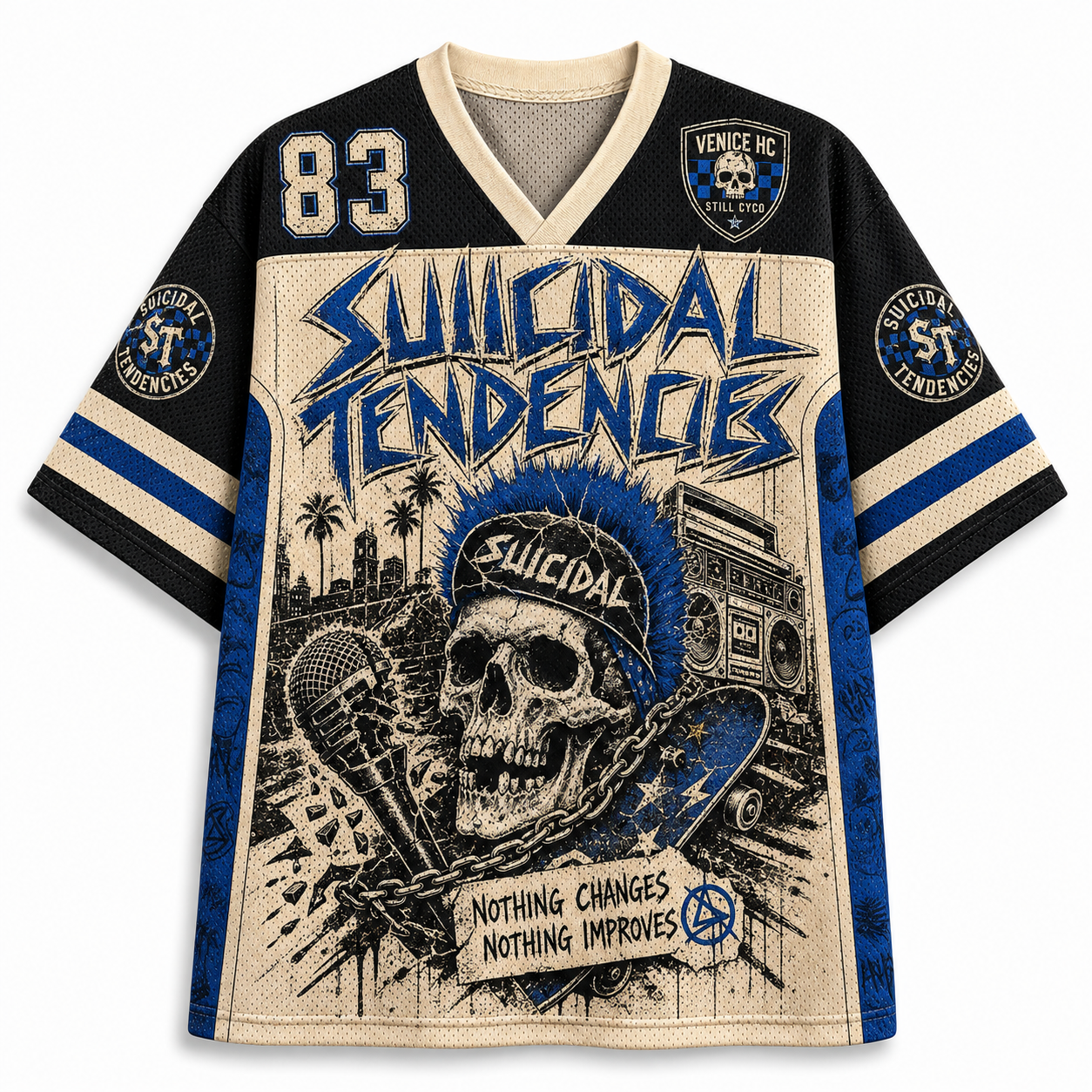 Suicidal Tendencies Cyco Skull Mesh Jersey