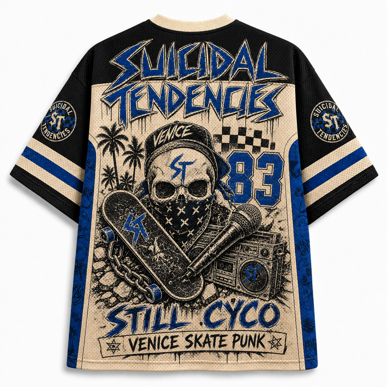 Suicidal Tendencies Cyco Skull Mesh Jersey