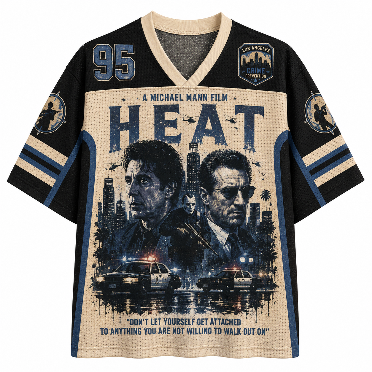 1995 crime film Heat Mesh Jersey