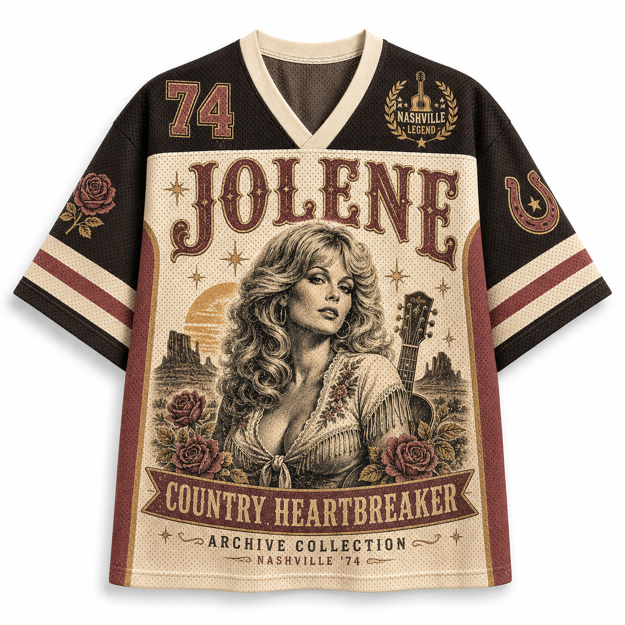 COUNTRY HEARTBREAKER Jersey T‑Shirt