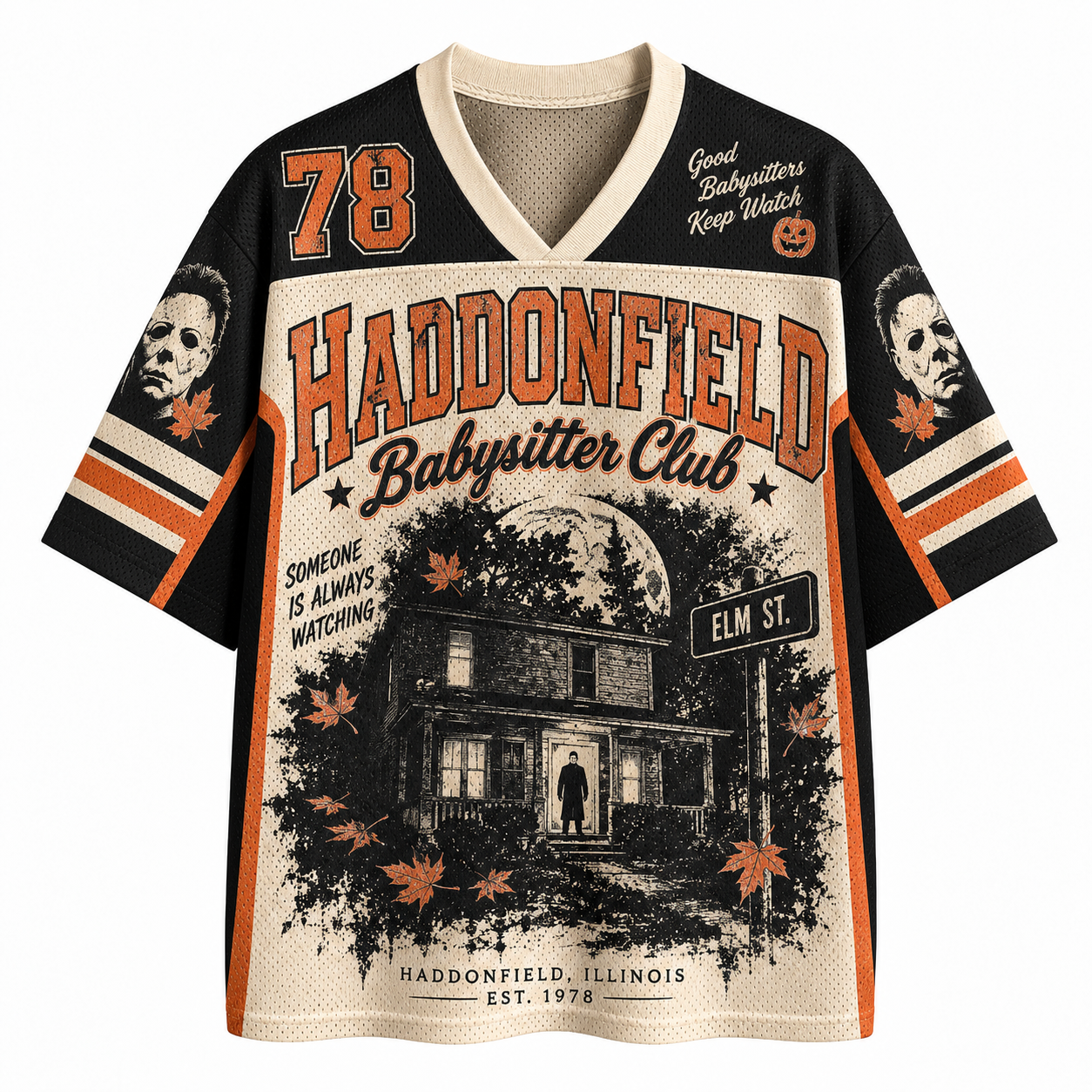 Haddonfield Halloween Movie Jersey Shirts