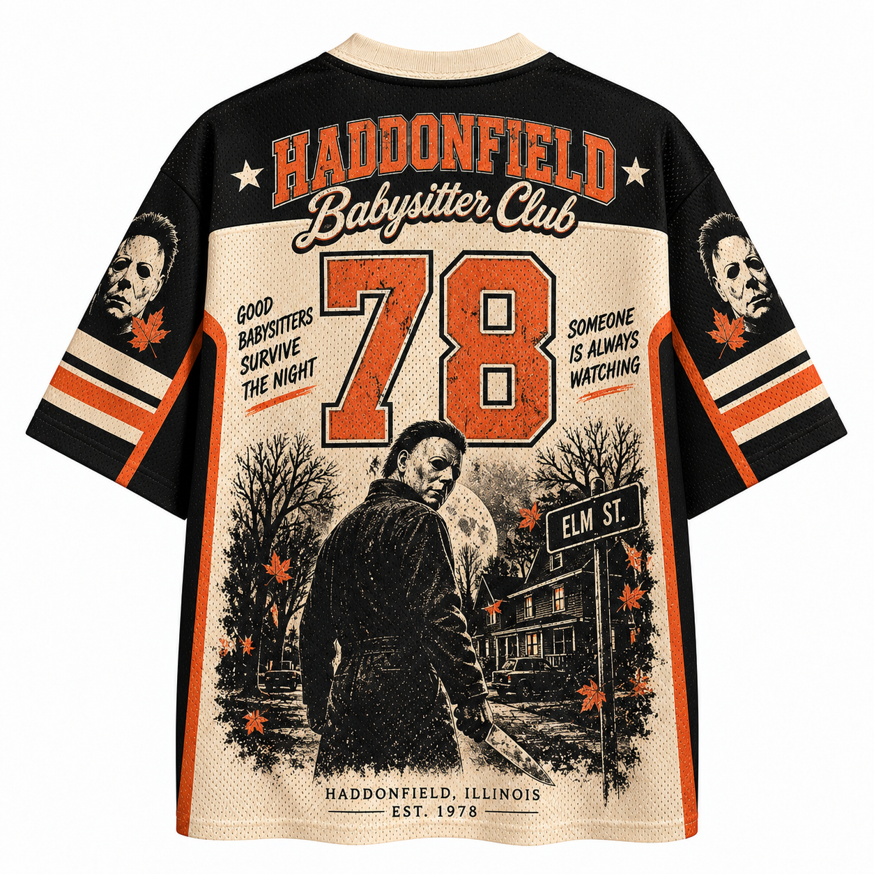 Haddonfield Halloween Movie Jersey Shirts