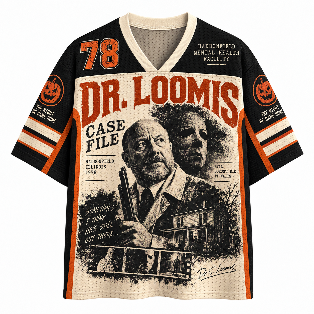 Dr Loomis Halloween Movie Jersey Shirts