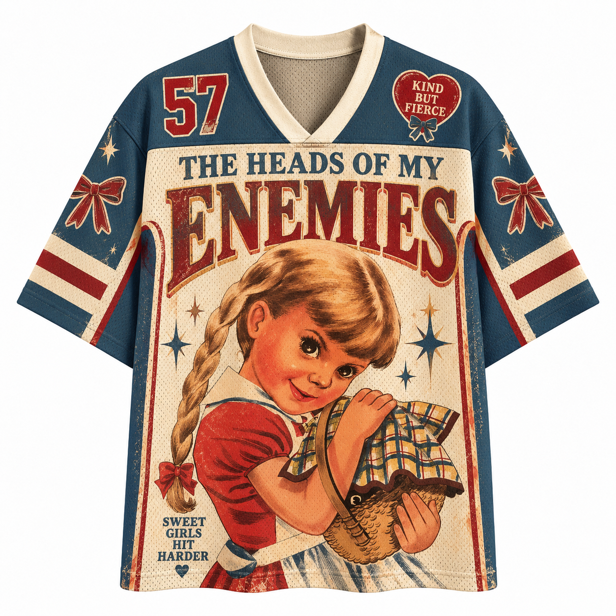 The Heads Of My Enemies Vintage Girl Jersey