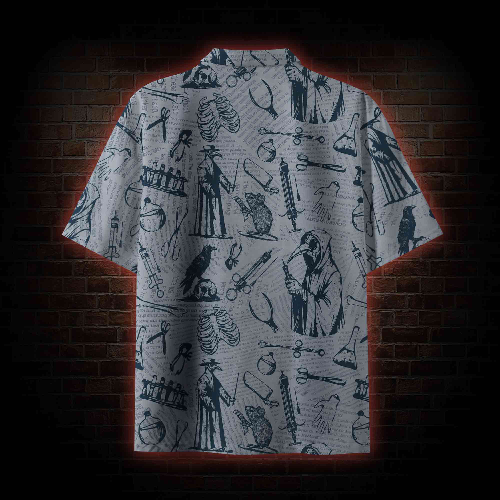 Black Death Hawaiian Shirt