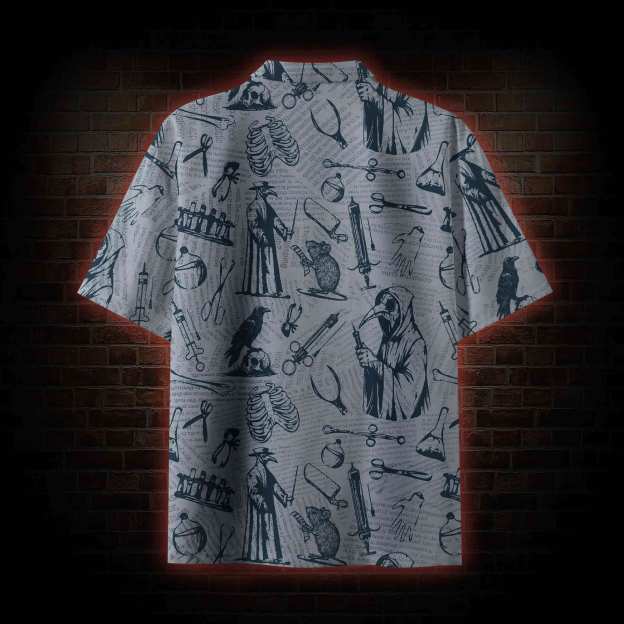 Black Death Hawaiian Shirt