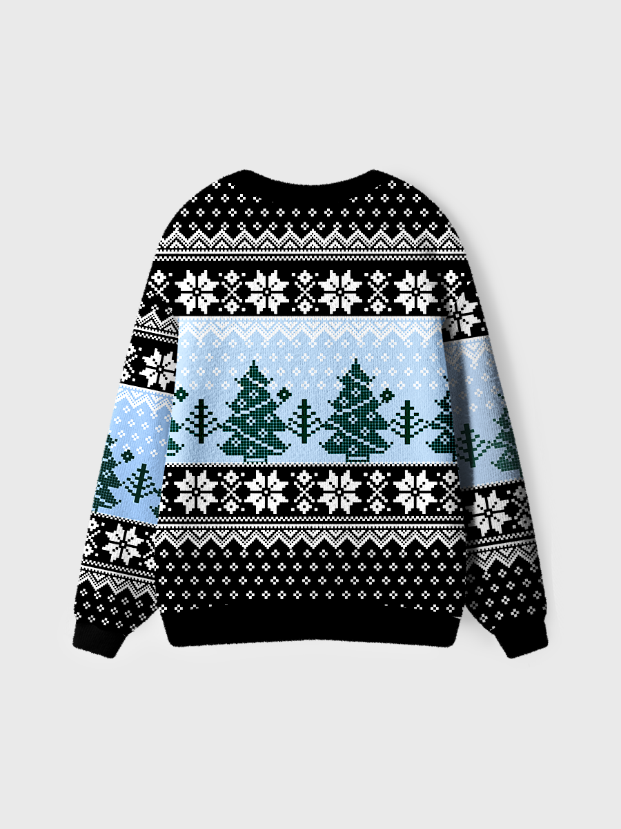 Vintage Christmas Tree Ugly Cardigan Sweaters