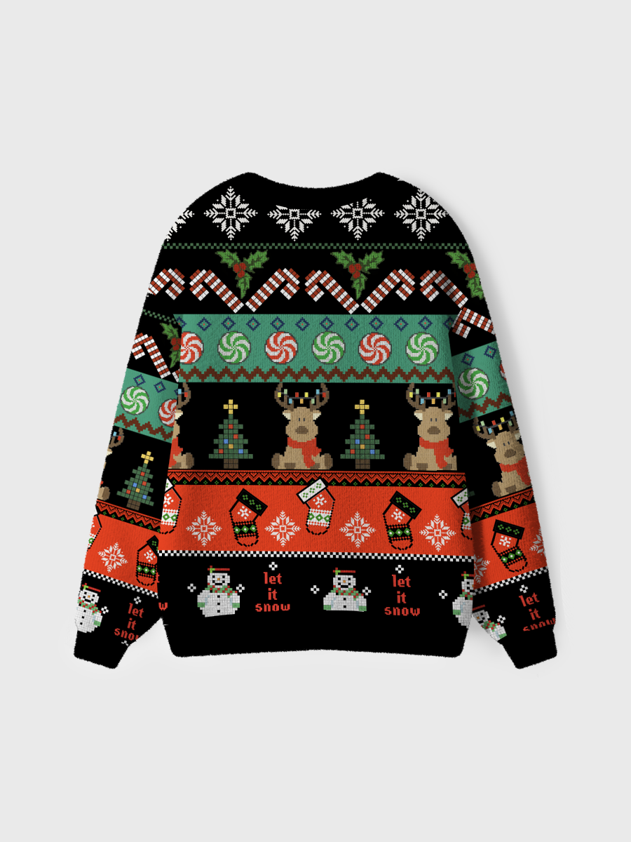 Vintage Merry Christmas Ugly Cardigan Sweaters