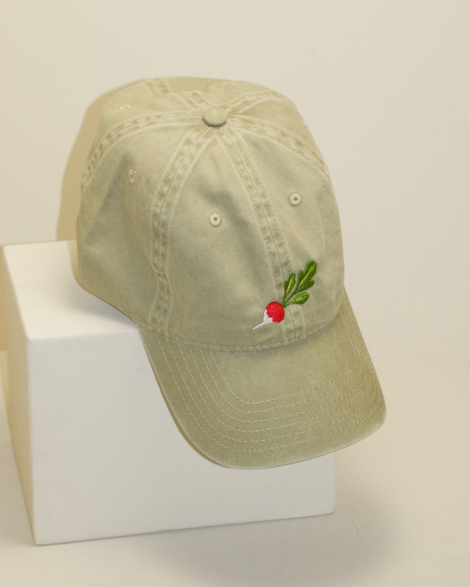 Embroidered  Radish Hat