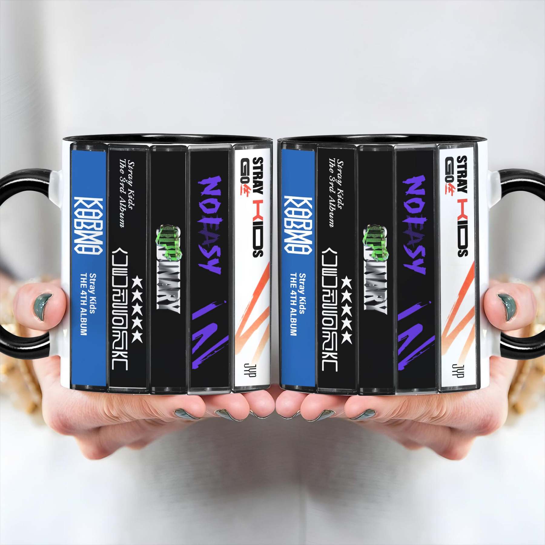 Stray Kids Albums Cassette Collection Retro Accent Mug