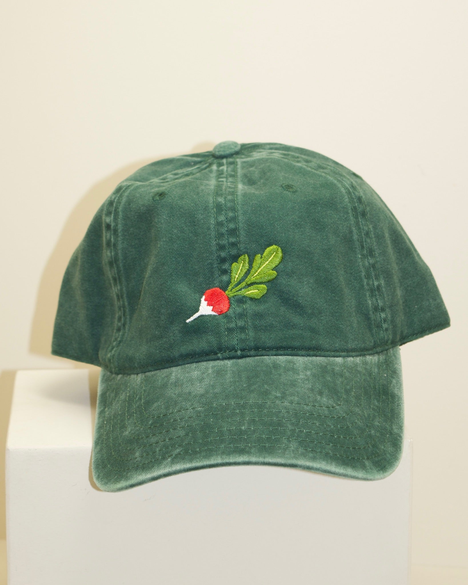 Embroidered  Radish Hat
