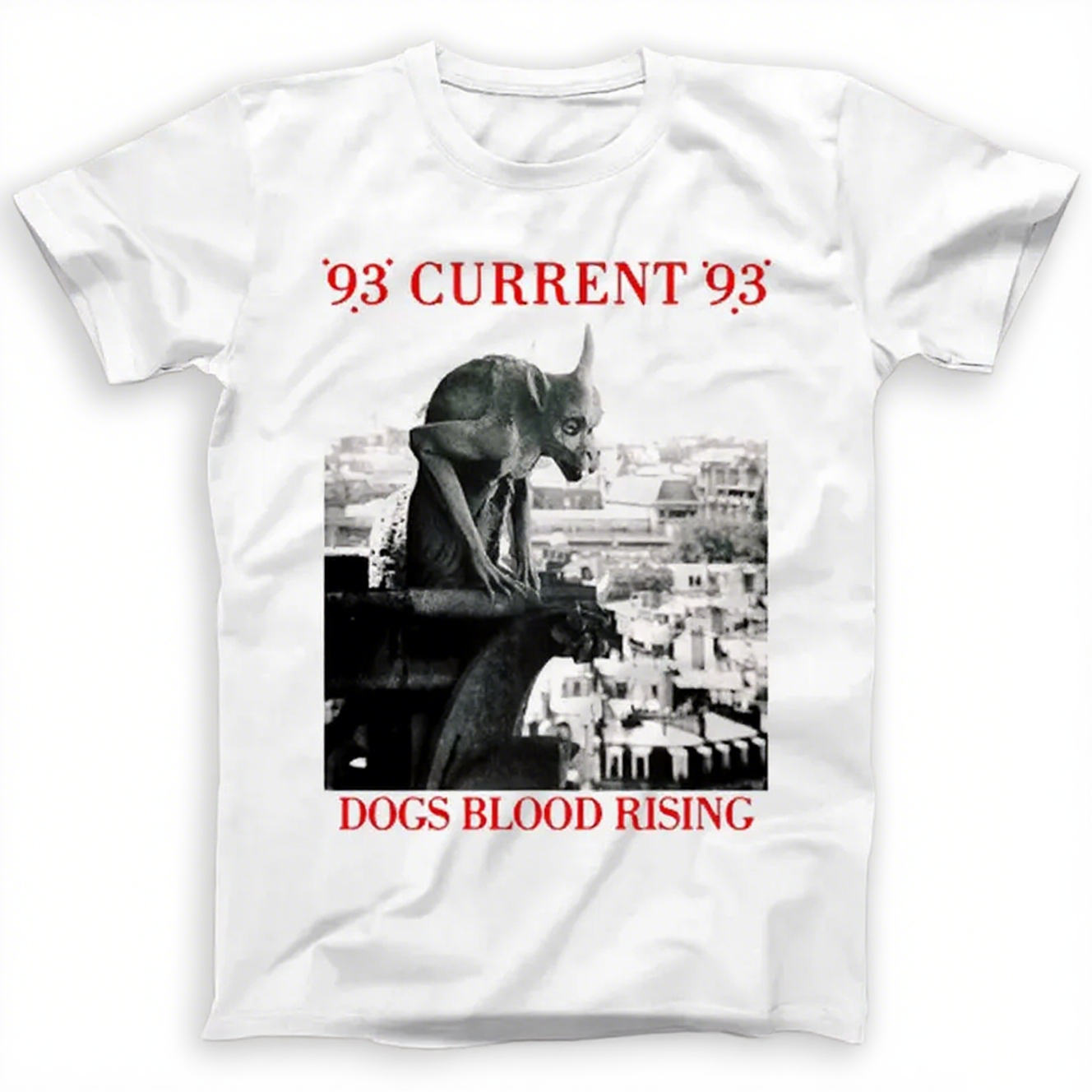 Current 93 Dogs Blood Rising cotton T-shirt
