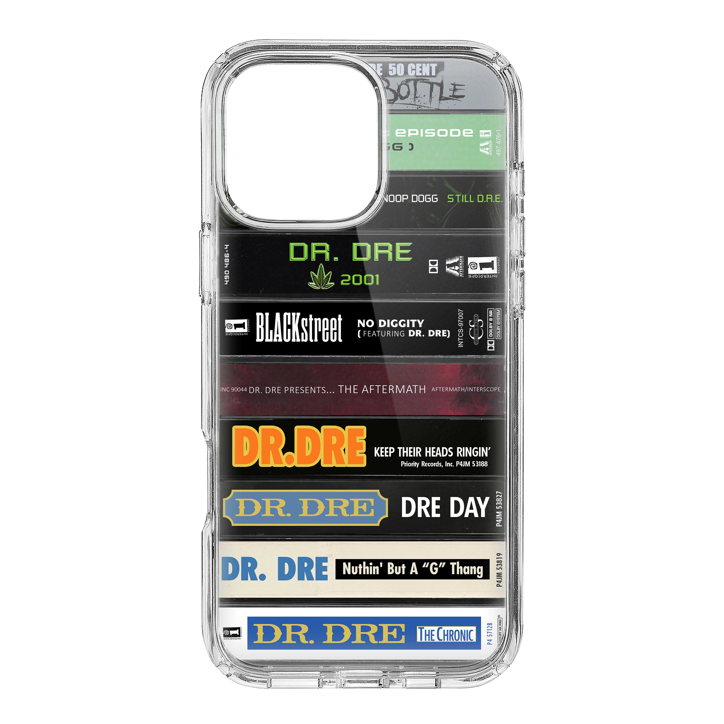 Dr. Dre Albums Cassette Collection Retro Phone Case