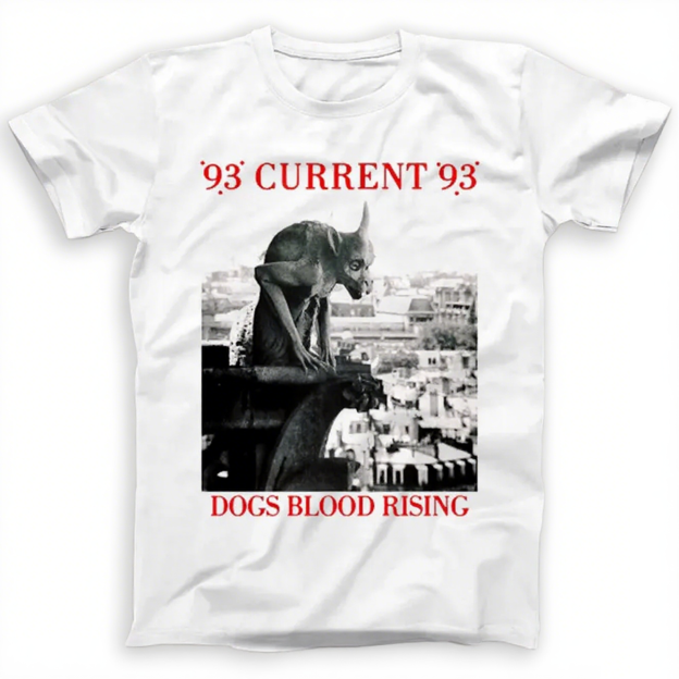 Current 93 Dogs Blood Rising cotton T-shirt