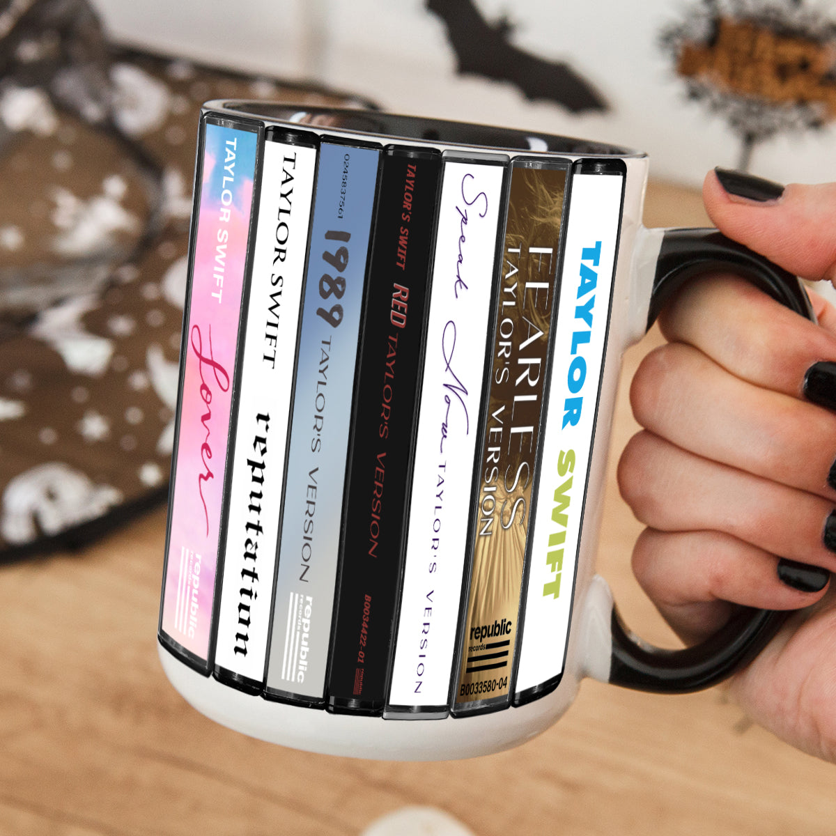 Taylor Swift Albums Collection Accent Mug (Taylor's Version)
