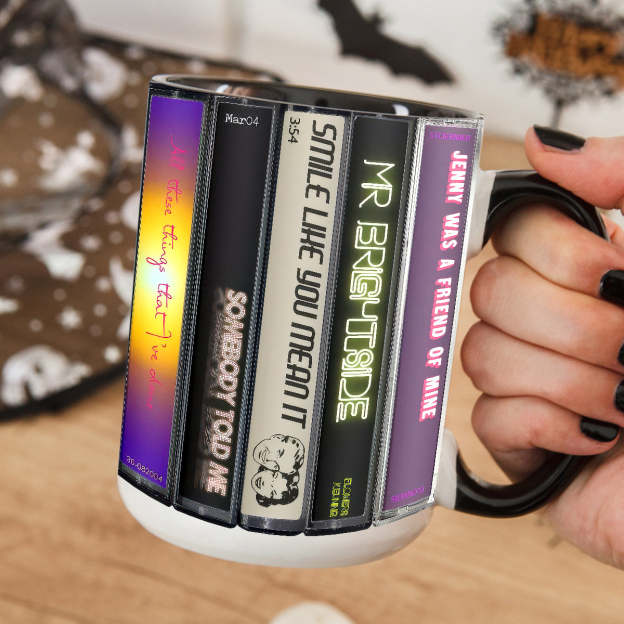 The Killers Hot Fuss Album Cassette Retro Accent Mug