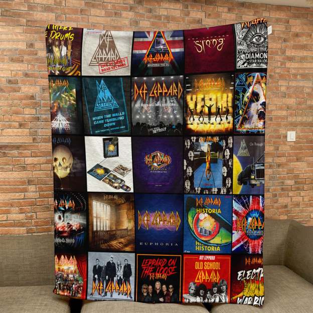 Def Leppard Sherpa Blanket – A High-Energy Rock Tribute for True Fans