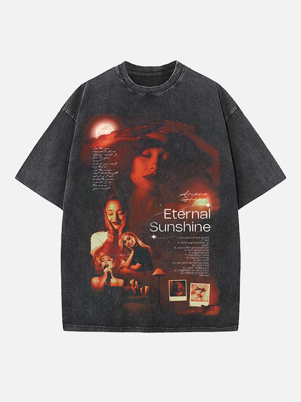 Ariana Grande Print Round Neck T-shirt