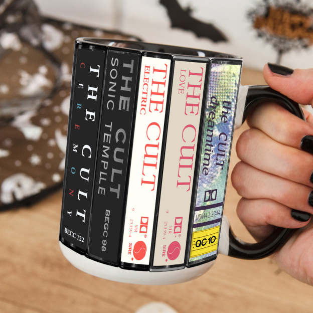 The Cult Albums Cassette Collection Retro Accent Mug