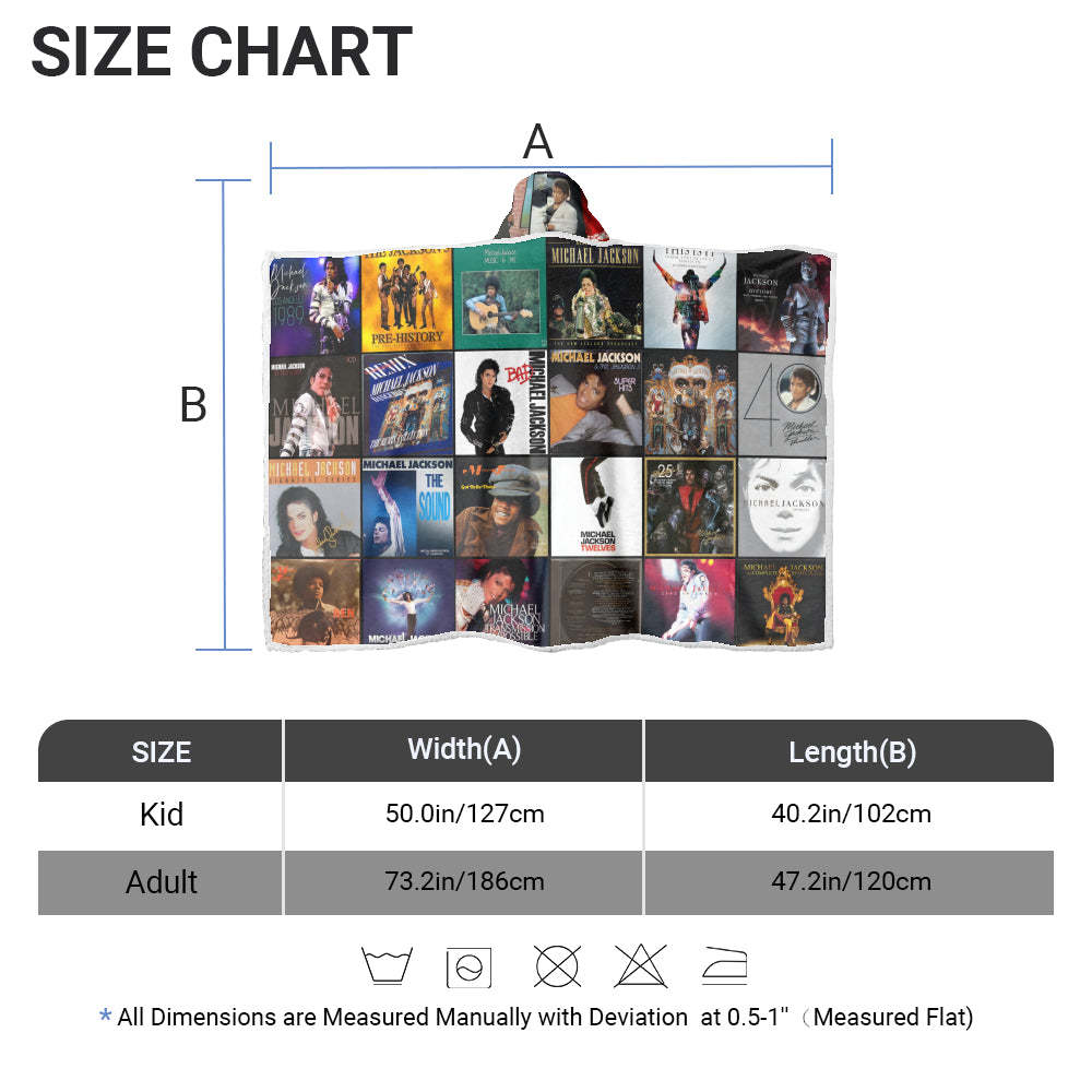 Michael Jackson Wearable Hooded Blanket – A Pop Legacy You Can Wrap Around You