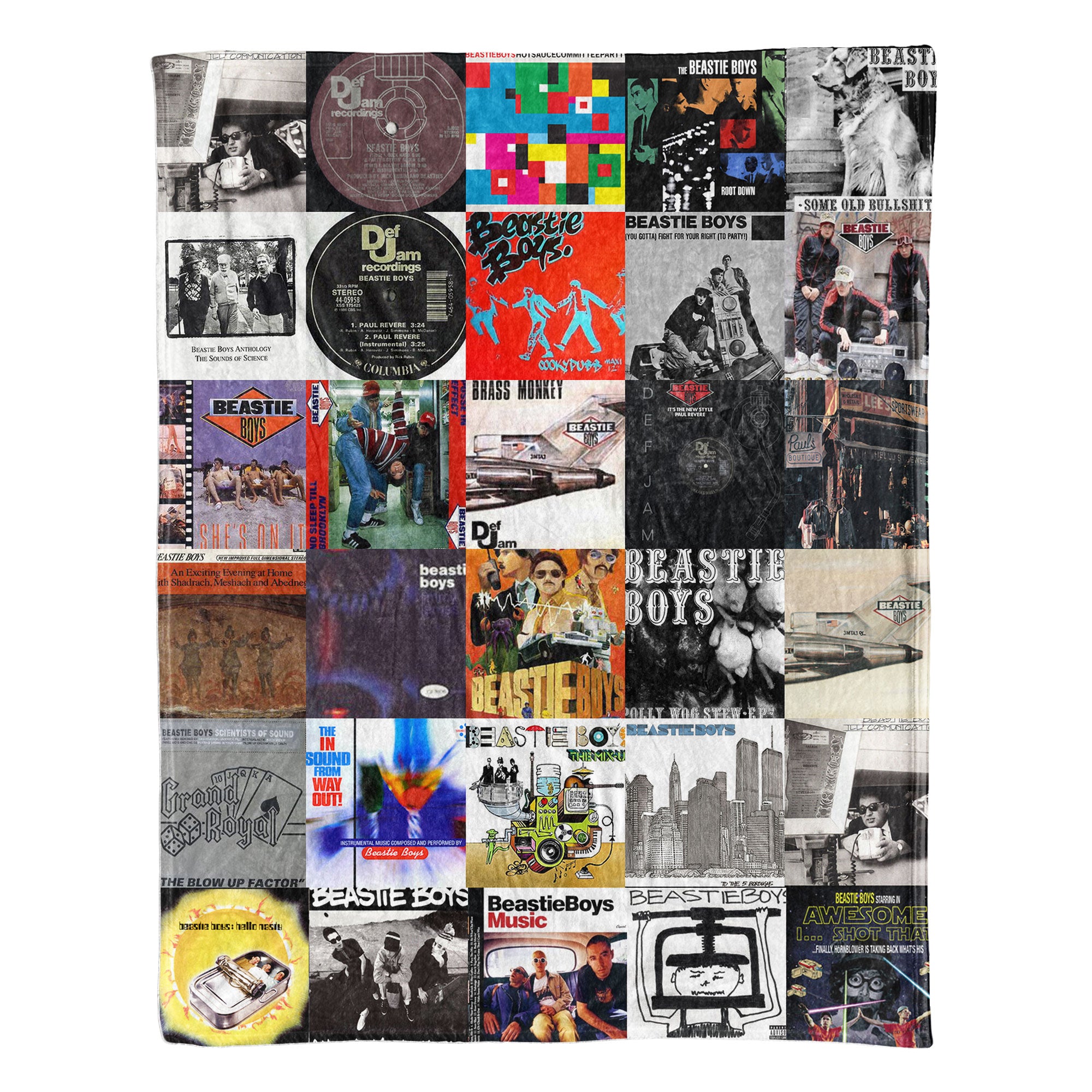 Beastie Boys Sherpa Blanket – Hip-Hop & Punk Fusion Warmth Wrapped in Iconic Album Art