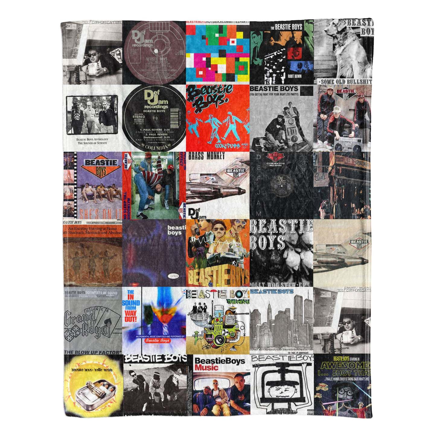 Beastie Boys Sherpa Blanket – Hip-Hop & Punk Fusion Warmth Wrapped in Iconic Album Art