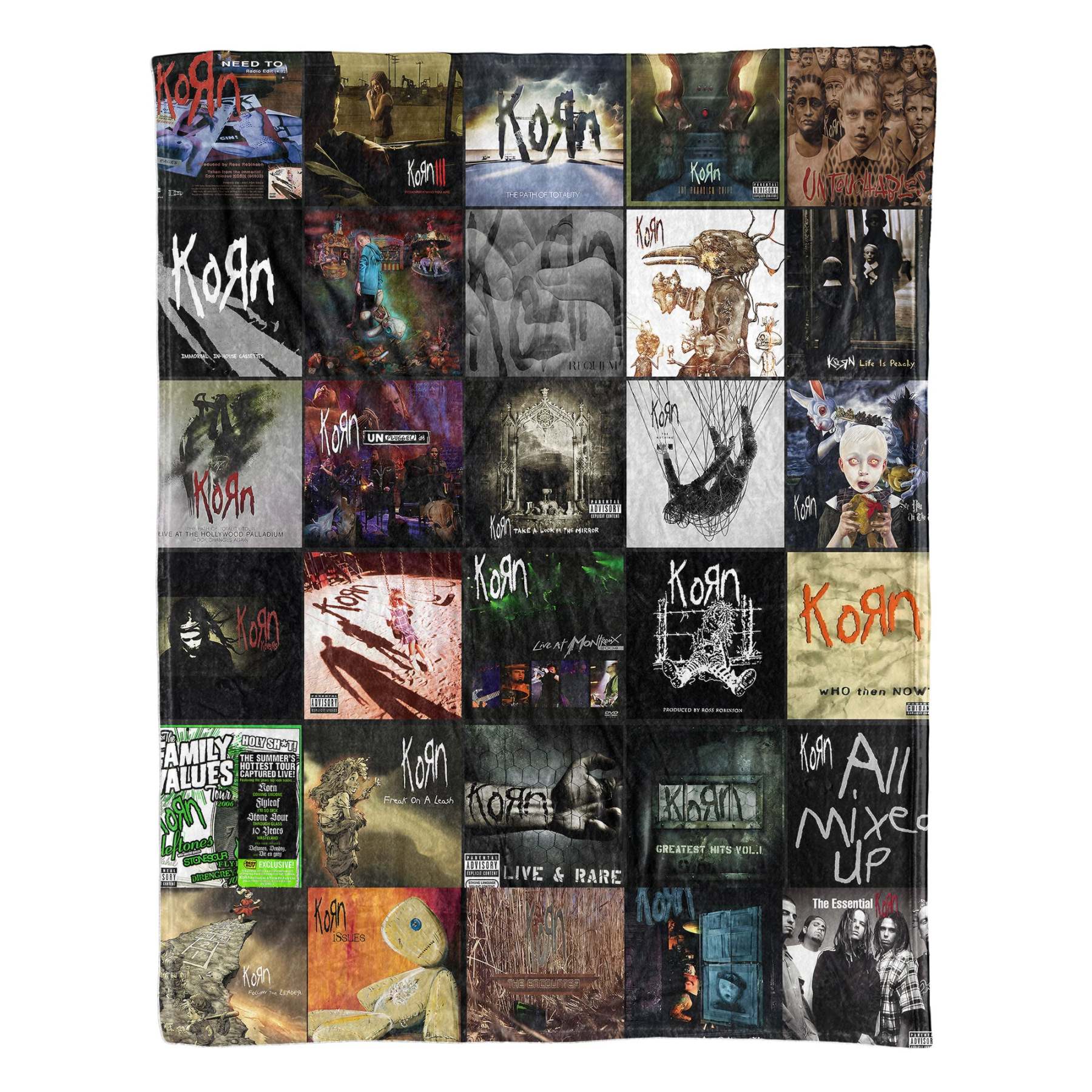 KoRn Sherpa Blanket – A Raw, Nostalgic Tribute to Nu-Metal Legends