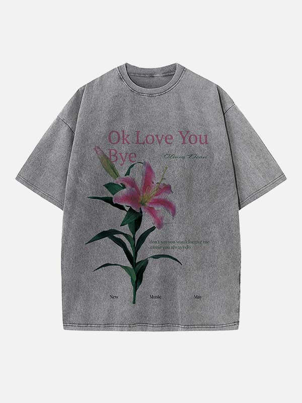 Olivia Dean Print Round Neck T-shirt