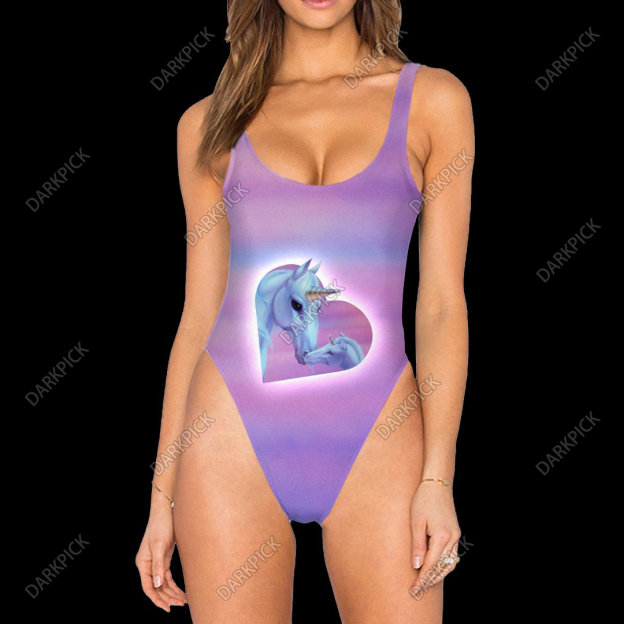 Tender Moment High Legged One Piece Swimsuit