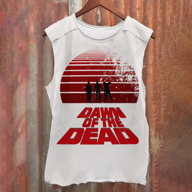 Unisex Casual Zombies Dawn of the Dead  Printed Tank Top