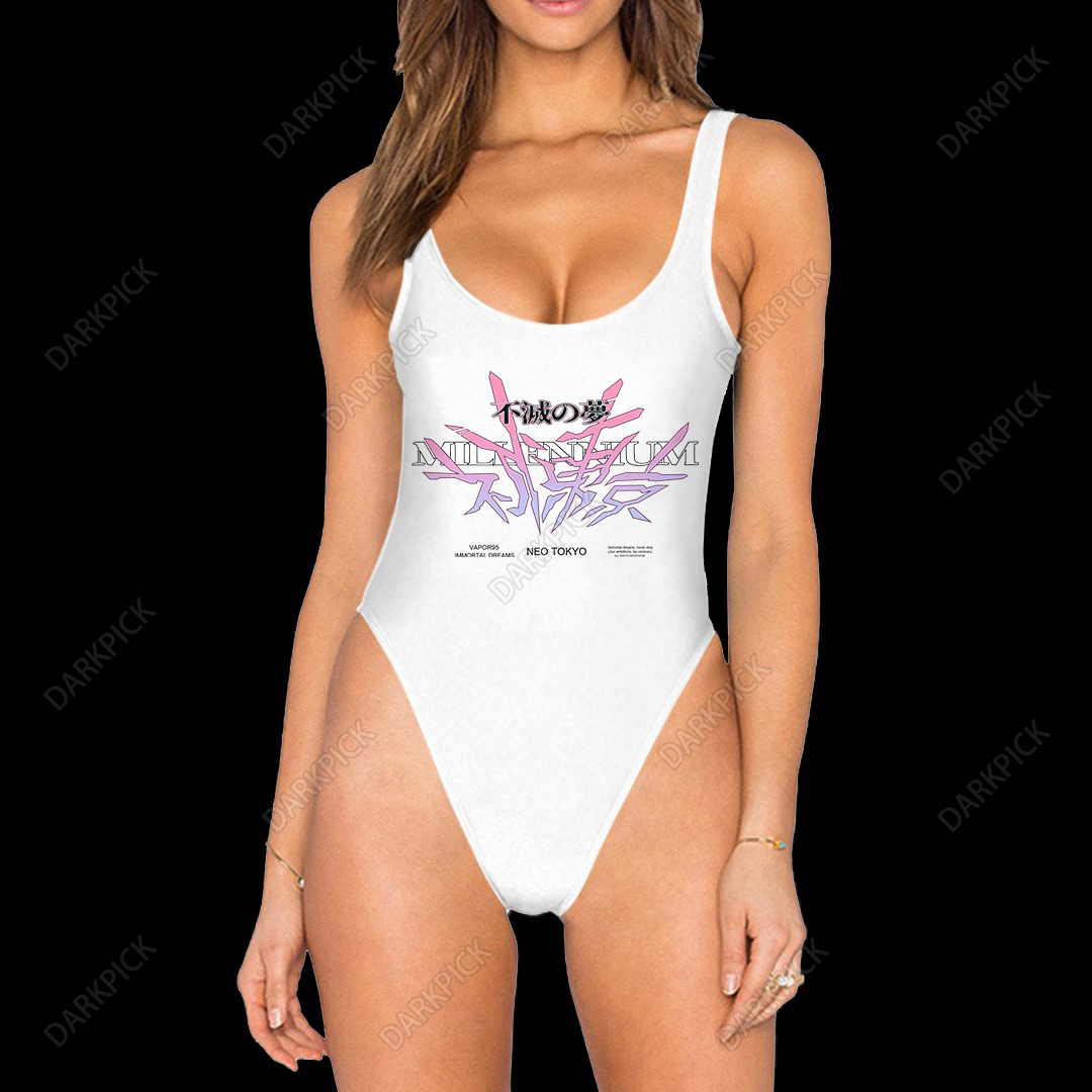 Weaponized Seduction High Legged One Piece Swimsuit