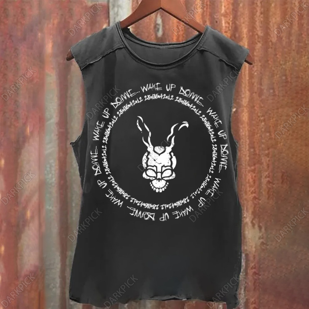 Unisex Vintage Washed Donnie Darko Tank Top