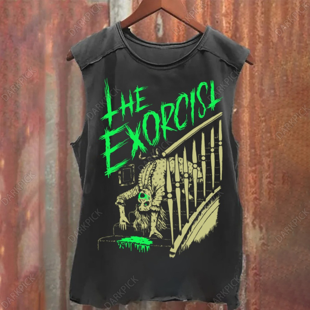 Unisex Vintage Washed The Exorcist Tank Top