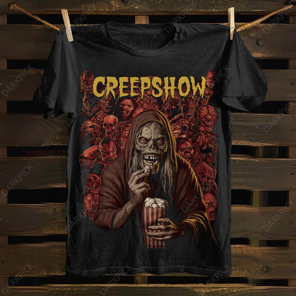 Unisex cotton  Get The Popcorn Print T-shirt