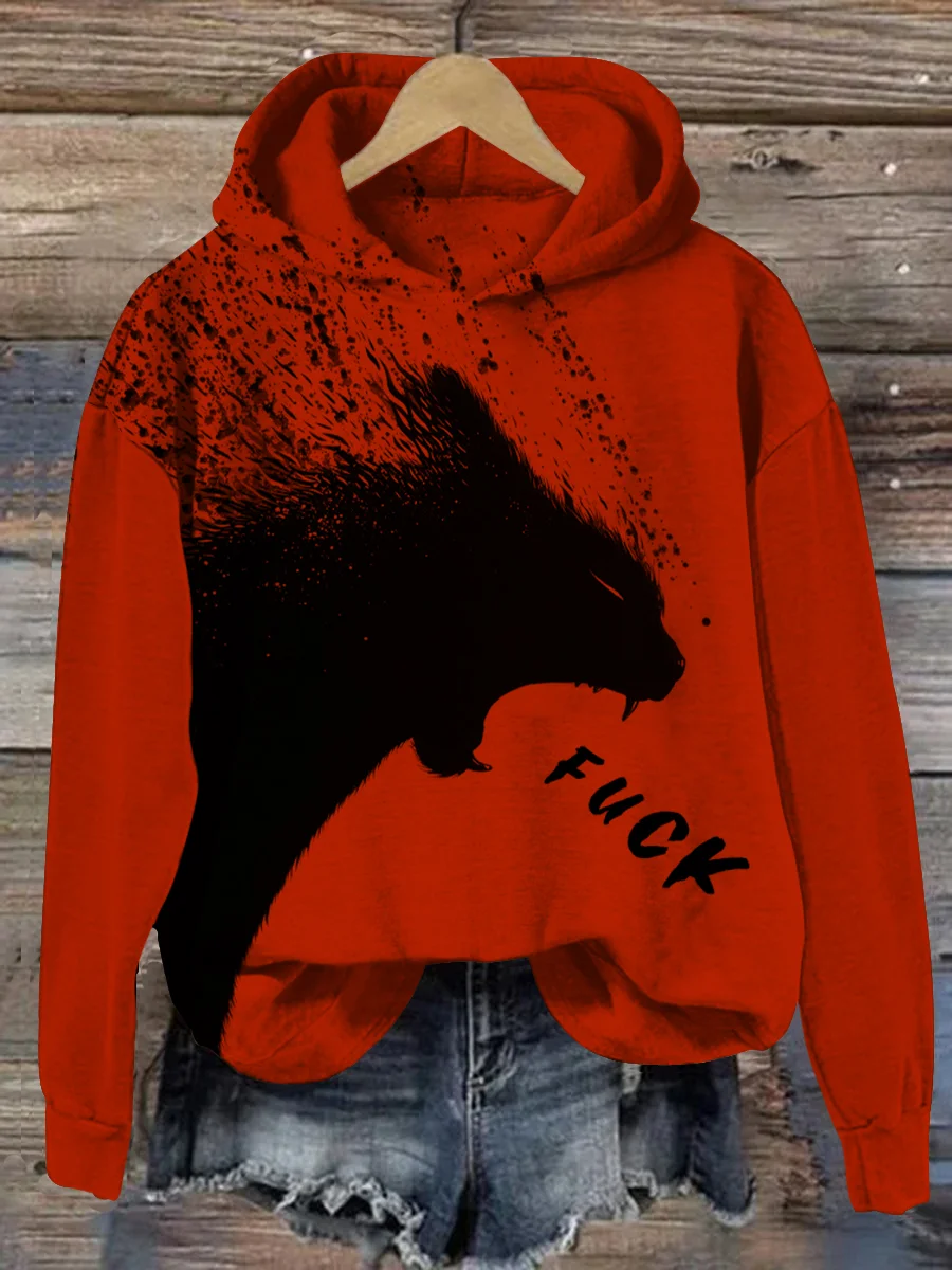 Unisex A Cat Yelling Fuck Print Casual Tank Top