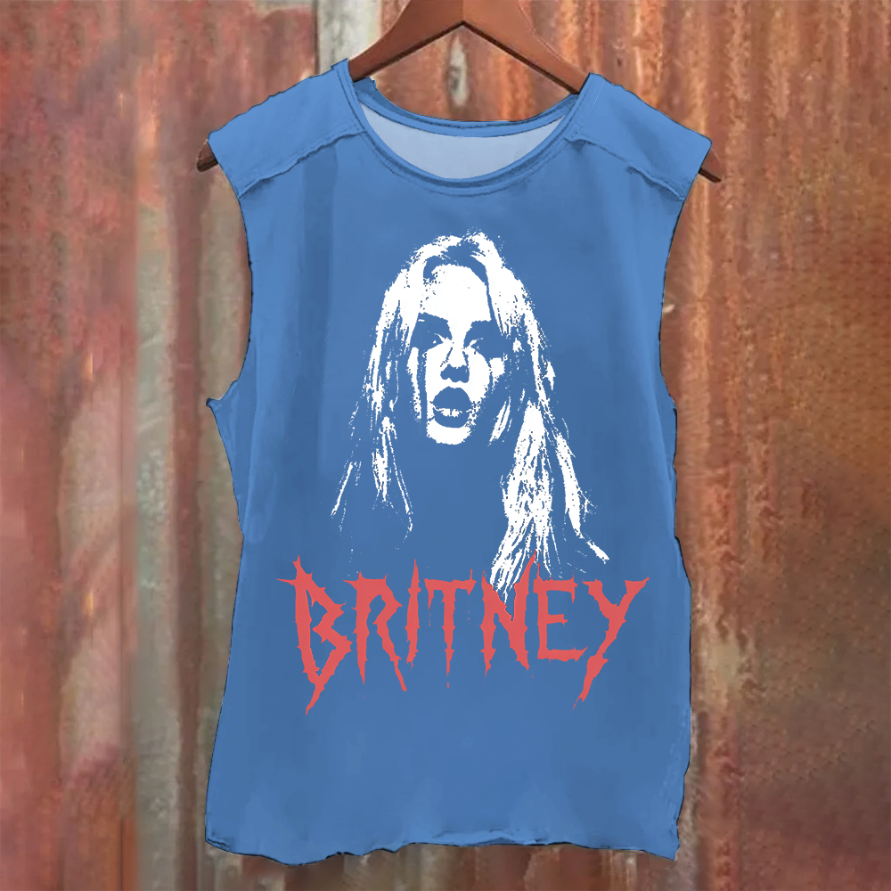 Britney Singer Vintage Washed Tank Top