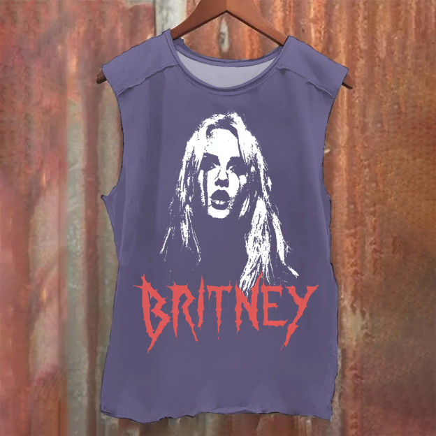 Britney Singer Vintage Washed Tank Top