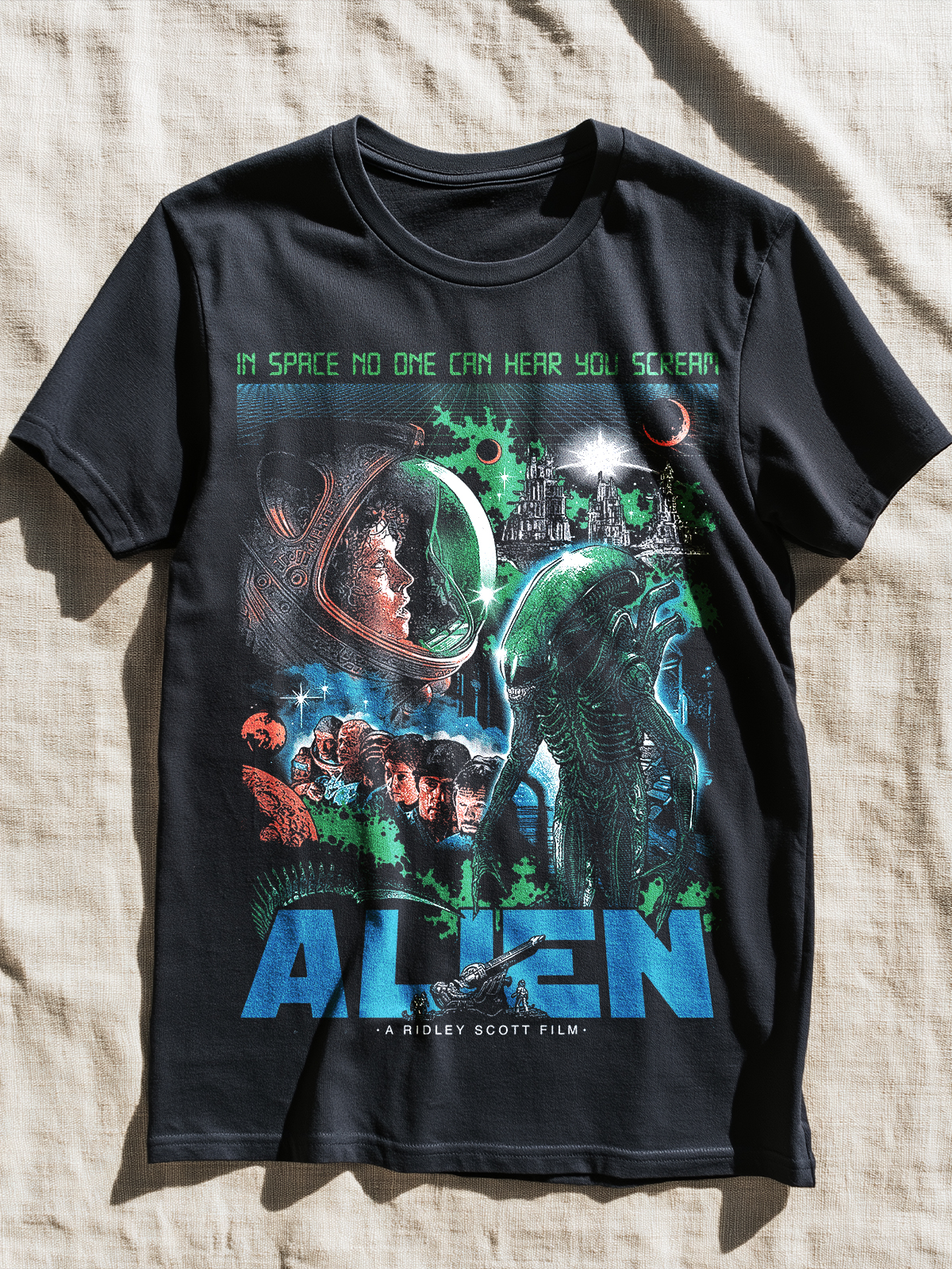 Alien Movie In Space No One Can Hear You Scream T-Shirt