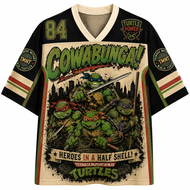COWABUNGA Jersey T‑Shirt