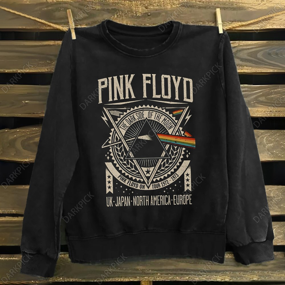 Unisex Cotton Pink Floyd Band Sweatshirt