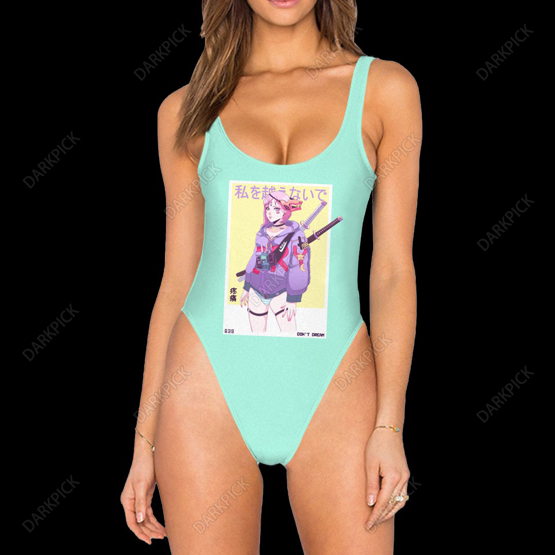 Don't Dream High Legged One Piece Swimsuit