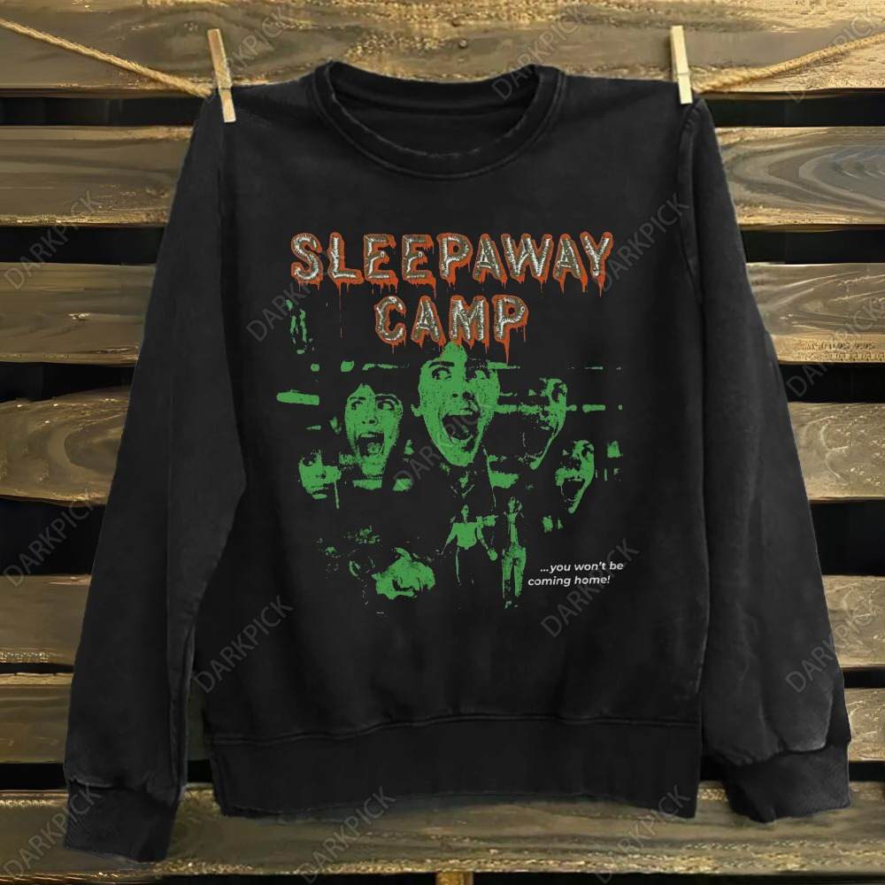 Unisex Cotton Sleepaway Camp Horror Movie Sweatshirt