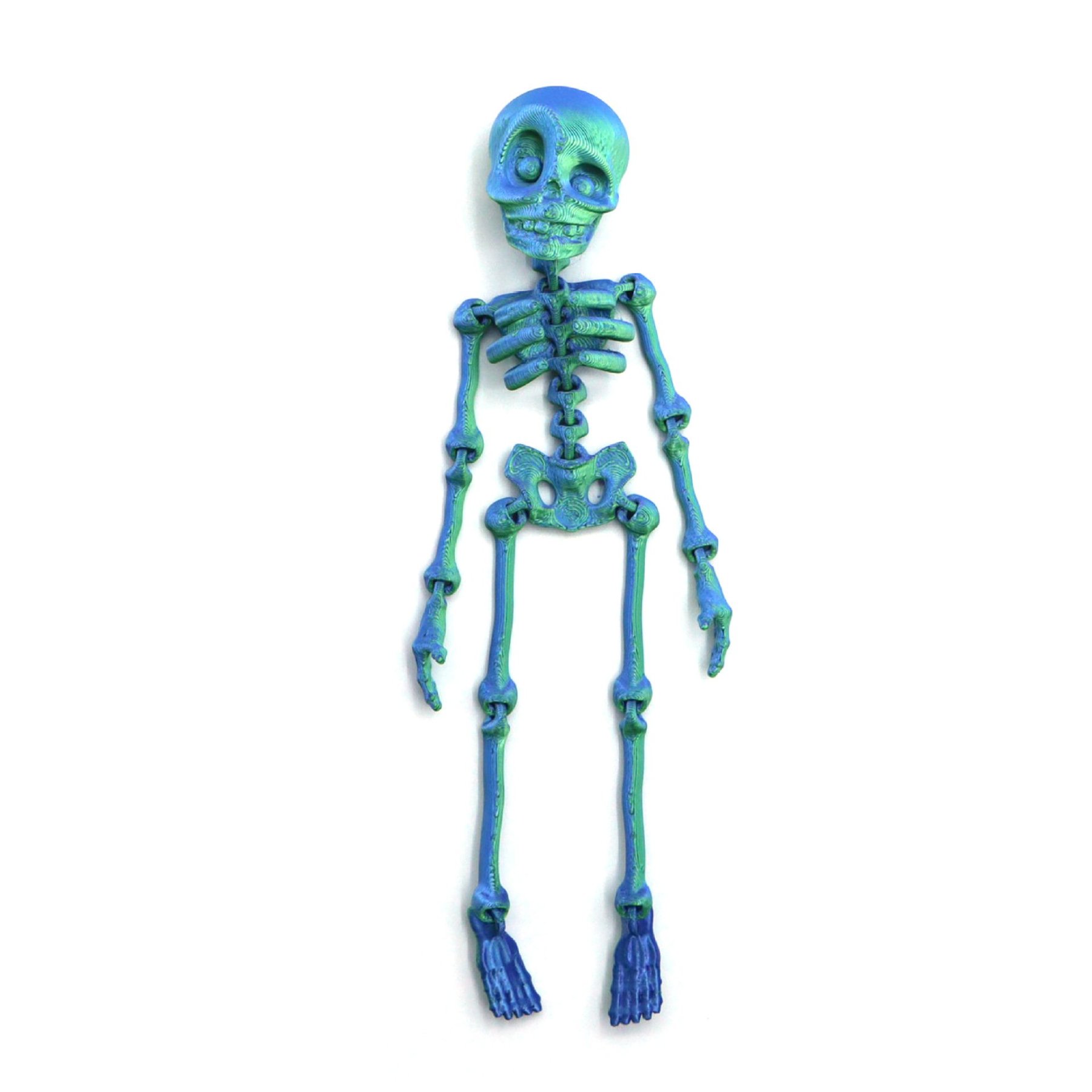 3D Printed Vintage Skeleton Magnetic Figurine 🎃