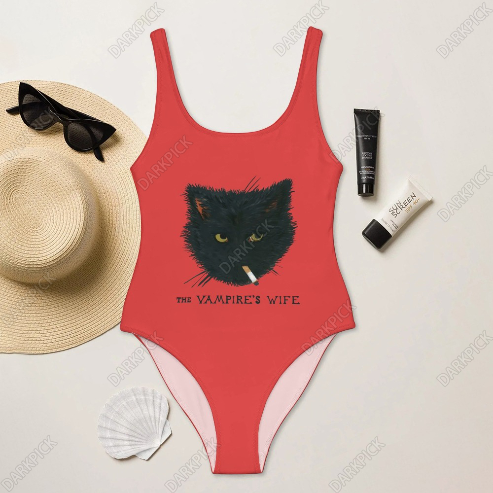 The Vampires Wife Cat one piece swimsuit