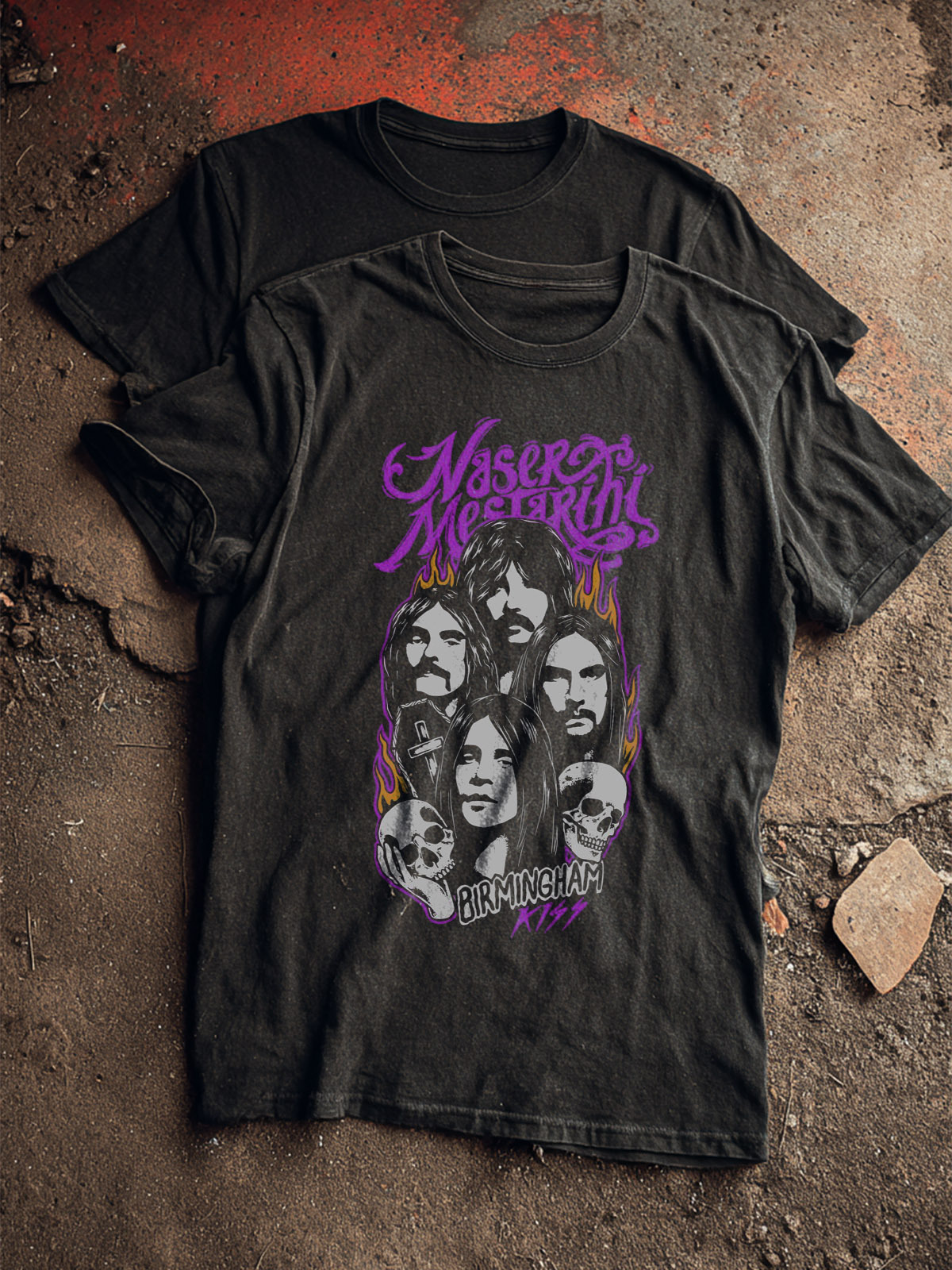 Naser Mestarihi Band cotton T-shirt