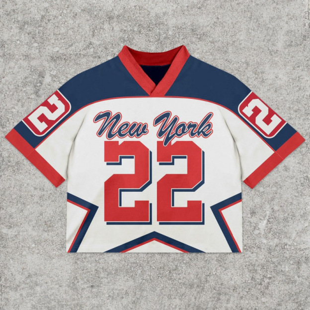 3D digital printing hot selling T-shirt retro fashion casual sports jersey-15