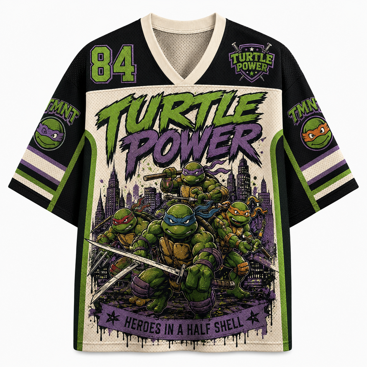 HEROES IN A HALF SHELL Jersey T‑Shirt