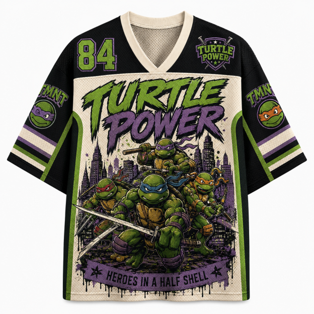 HEROES IN A HALF SHELL Jersey T‑Shirt