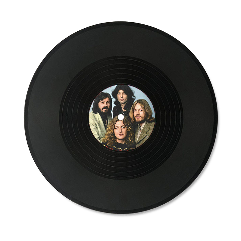  Led Zeppelin Band Simulated Concert Record Vinyl Discs Decorate The Room Walls