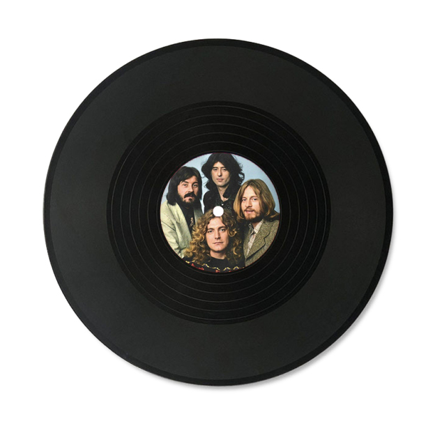  Led Zeppelin Band Simulated Concert Record Vinyl Discs Decorate The Room Walls